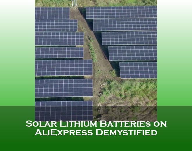 Solar Lithium Batteries on AliExpress Demystified